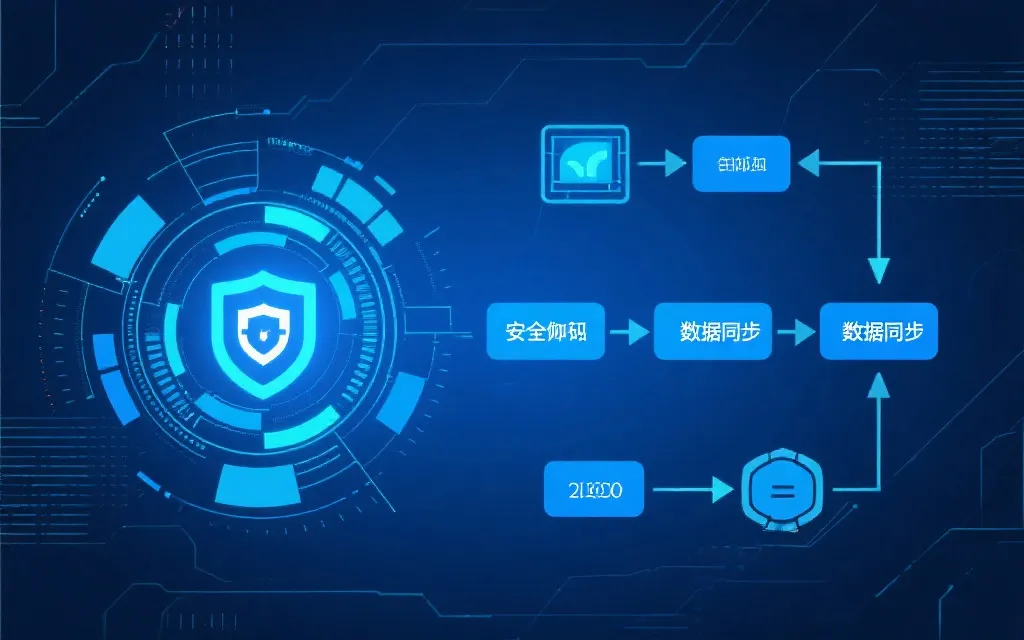 安全加密与数据同步流程图